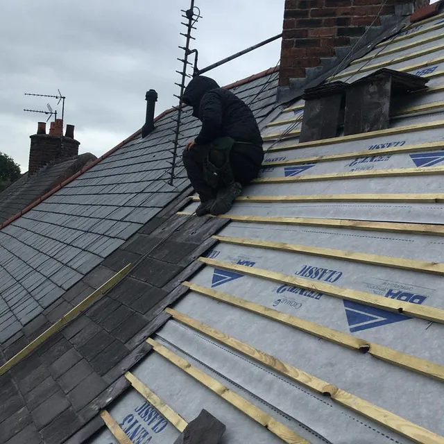 slate roof