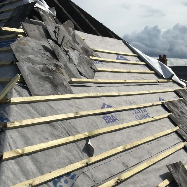 slate roof