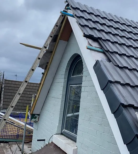 new tiled roof