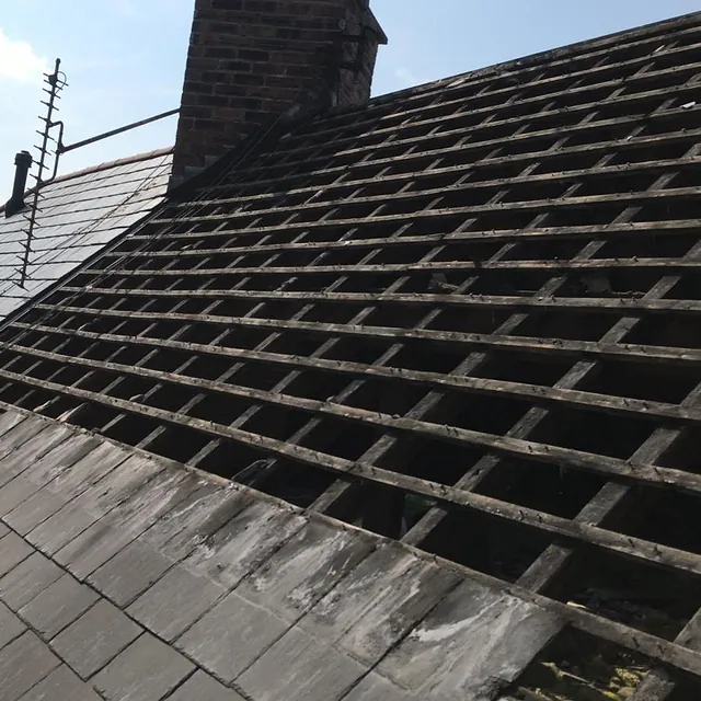 slate roof